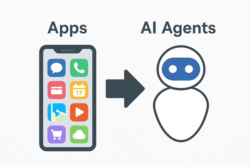 from apps to AI agents