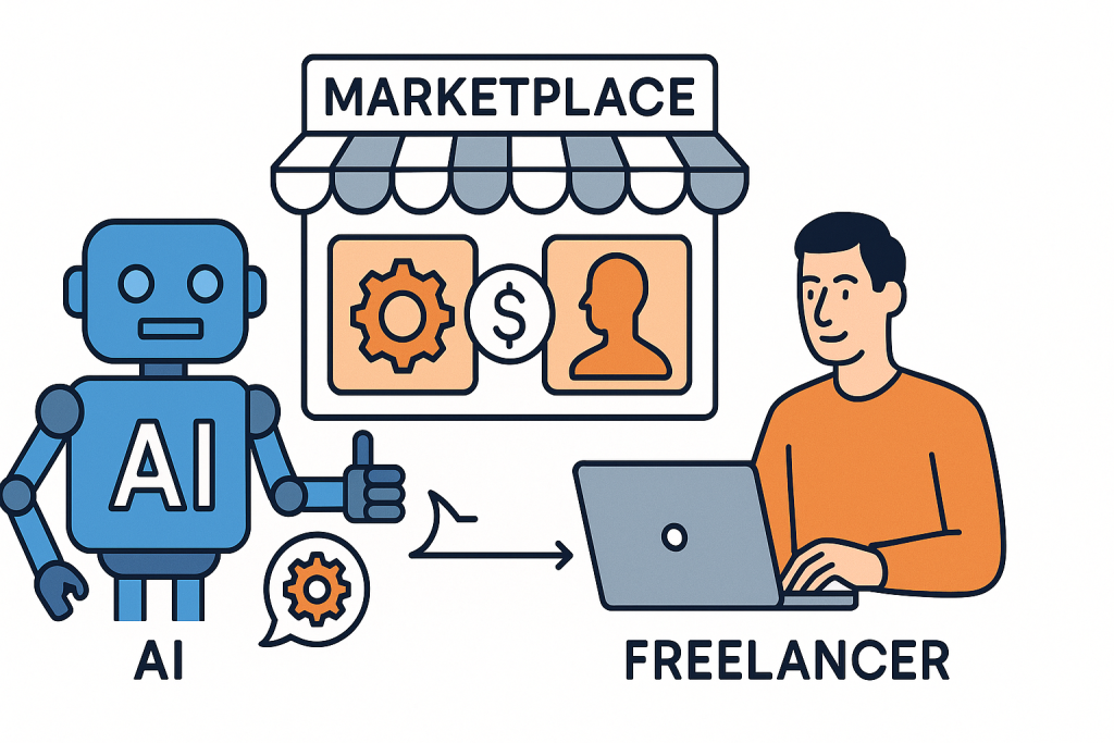 hiring AI agents instead of freelancers