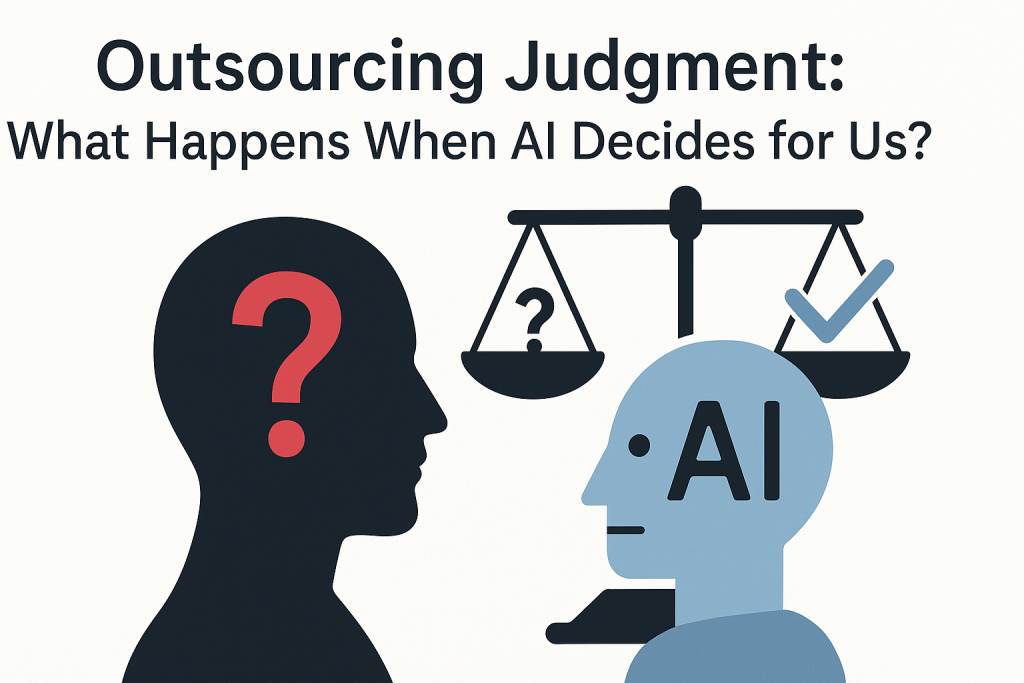 outsourcing judgment to AI