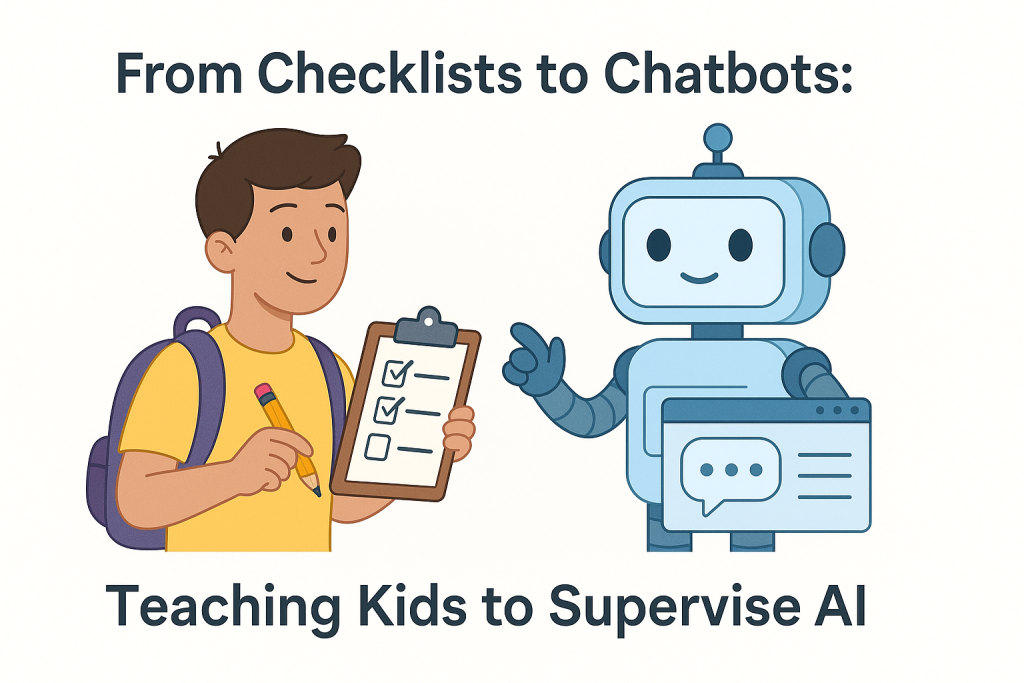 teaching kids to supervise AI