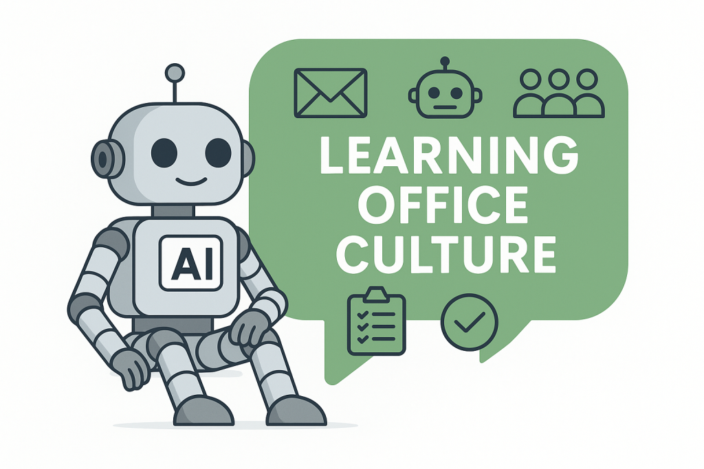 training AI agents for office culture