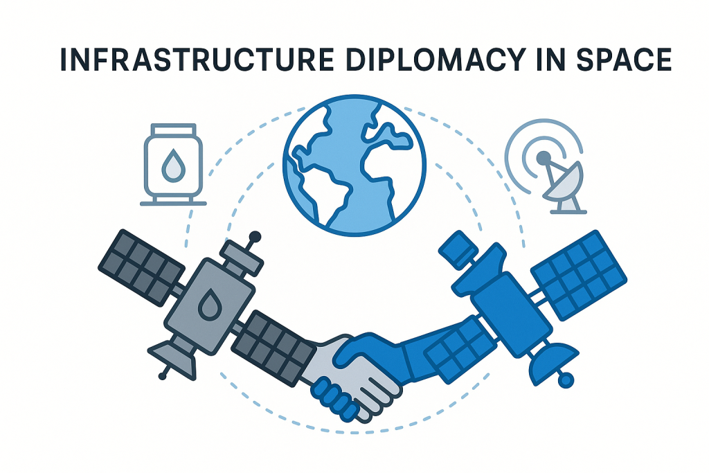 Infrastructure diplomacy in space