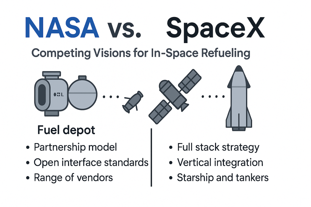 NASA SpaceX orbital refueling