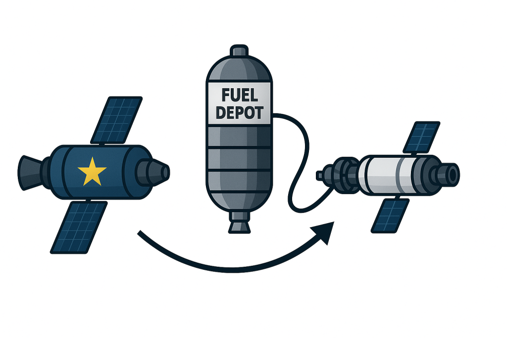 Pentagon space refueling strategy