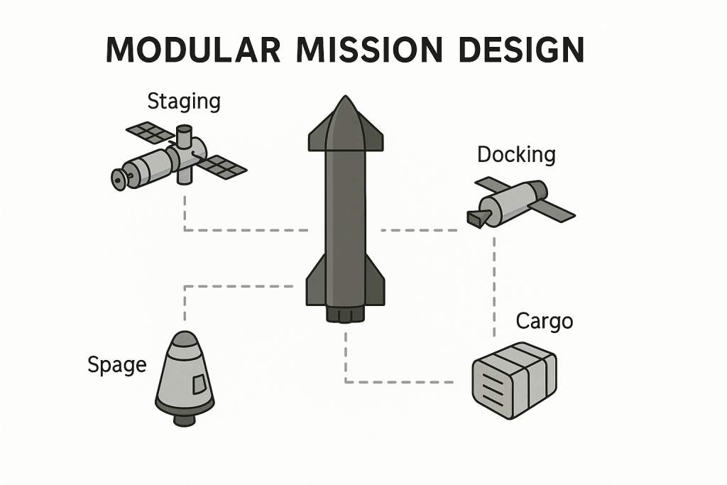 Starship Enables Modular Space Mission Design