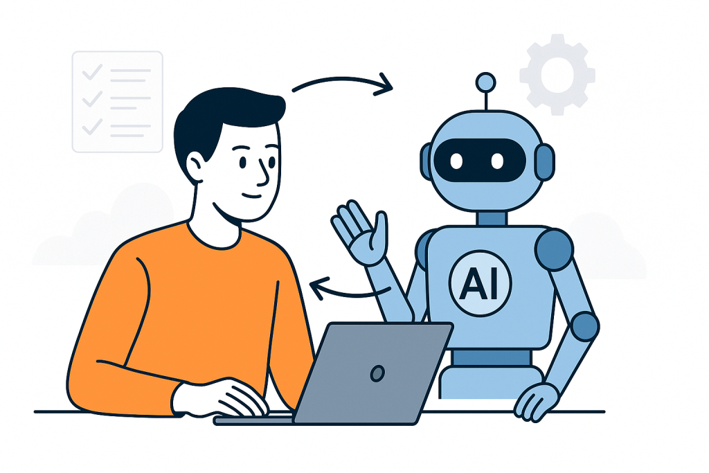 Students managing AI