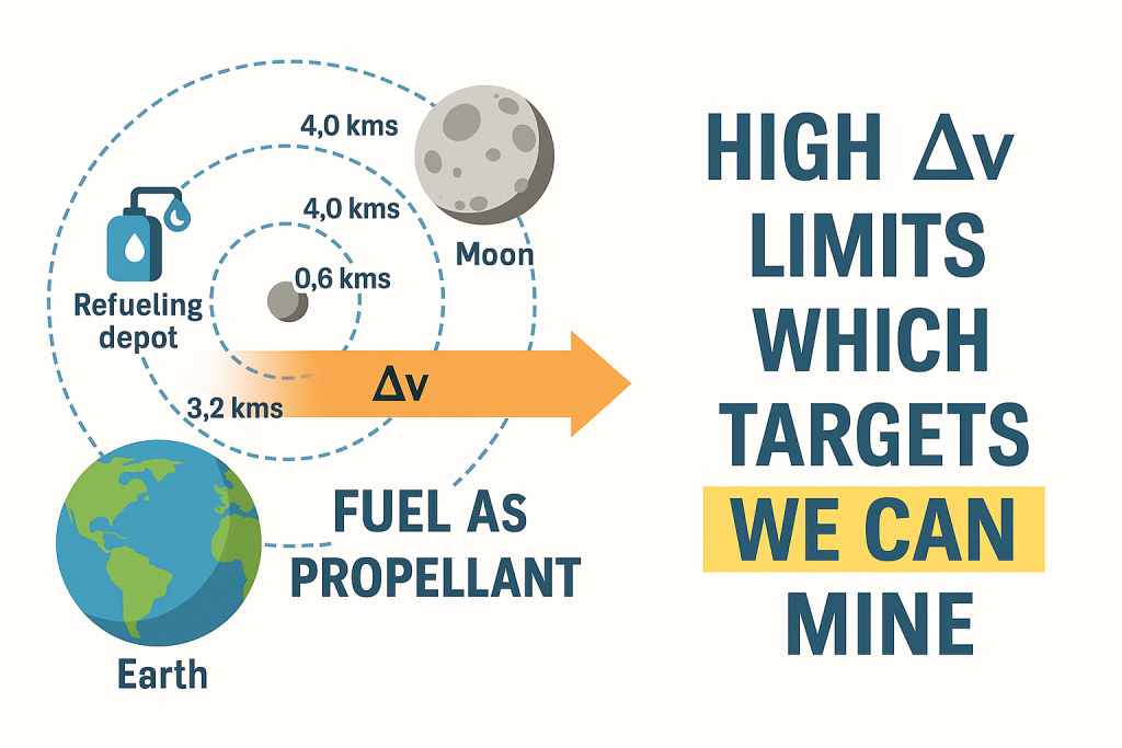 delta-v fuel mining constraints