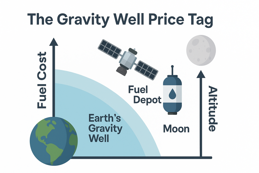 gravity well fuel cost