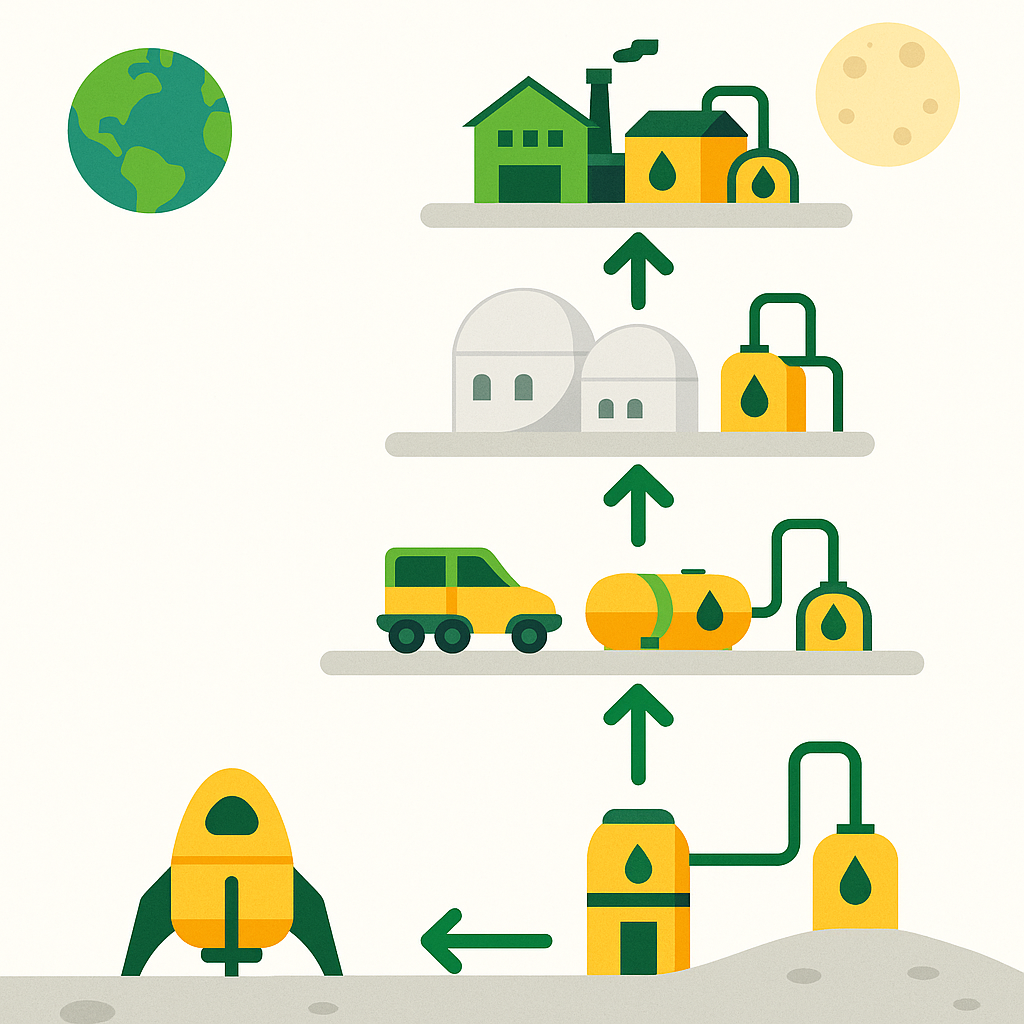 lunar infrastructure fuel access