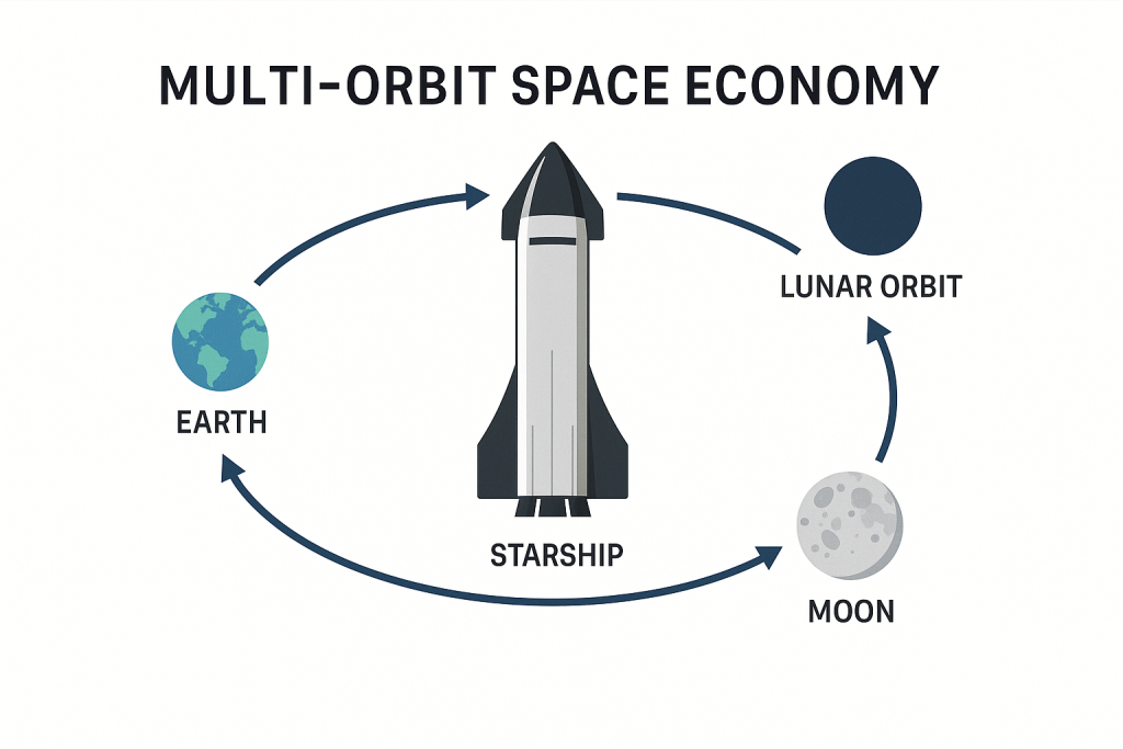 multi-orbit space economy