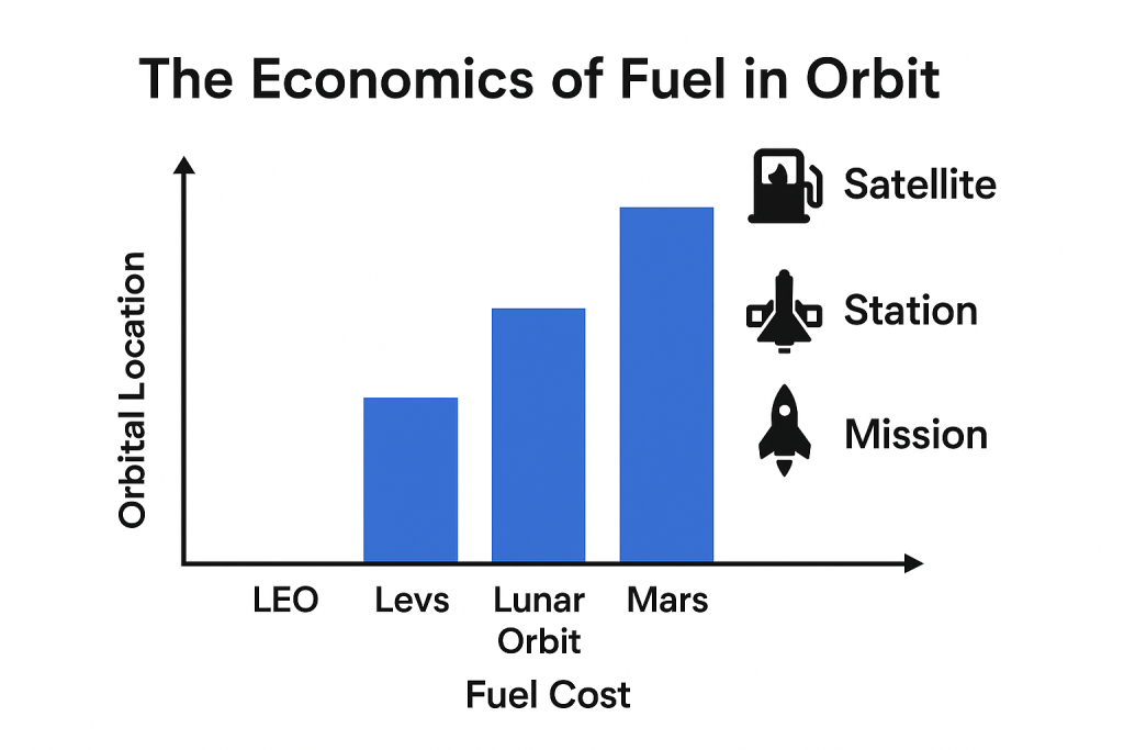 orbital fuel depot economics