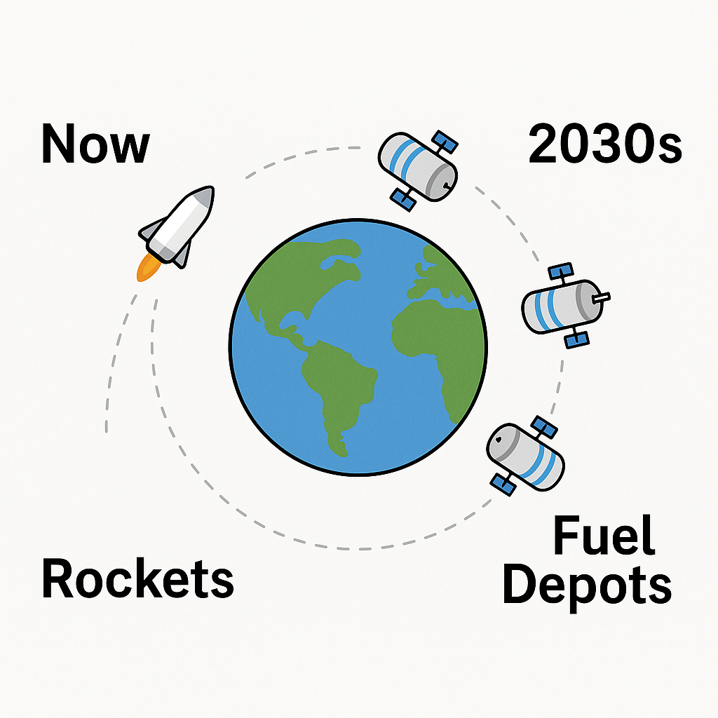 orbital fueling infrastructure
