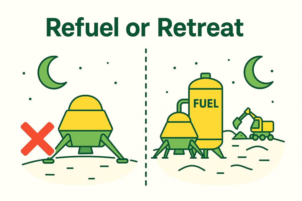 refueling infrastructure for space missions