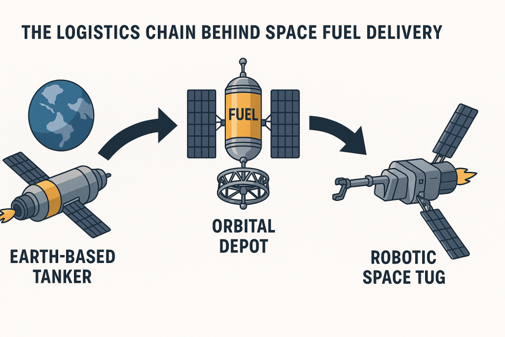 space fuel delivery logistics