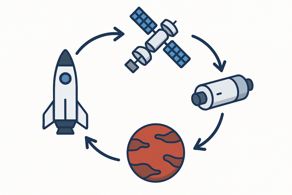space logistics and orbital supply chain