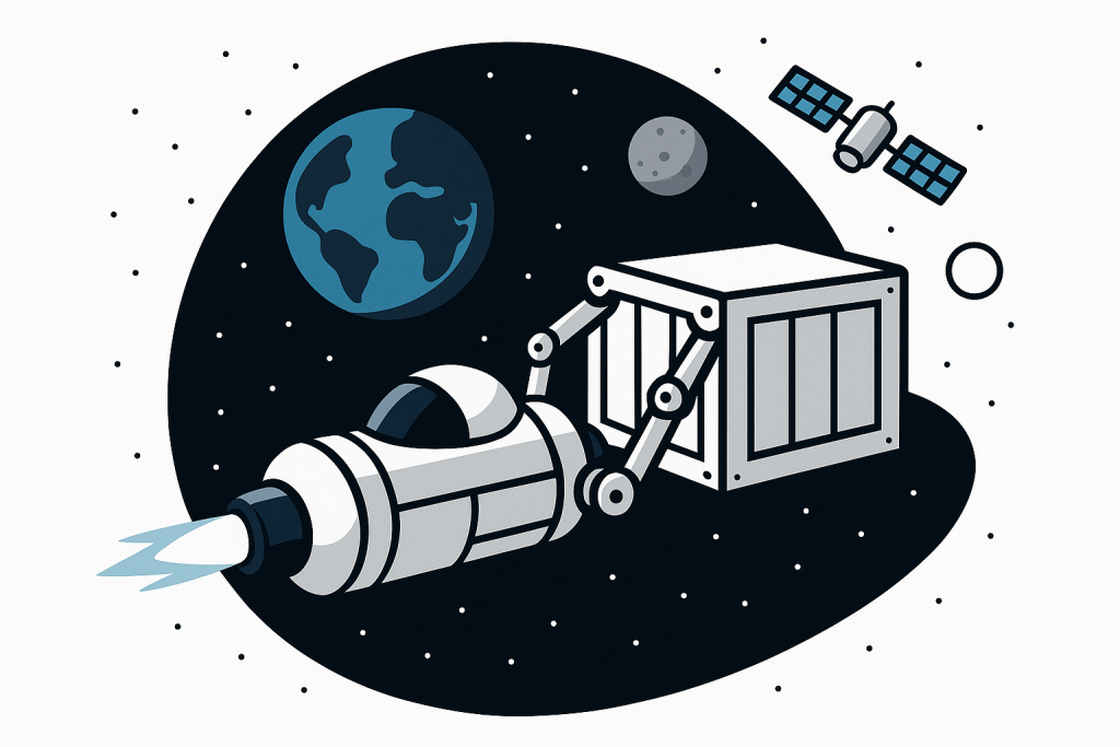 space tugs microgravity cargo delivery