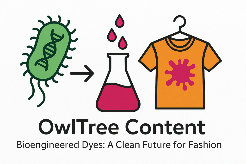 Bioengineered textile dyes