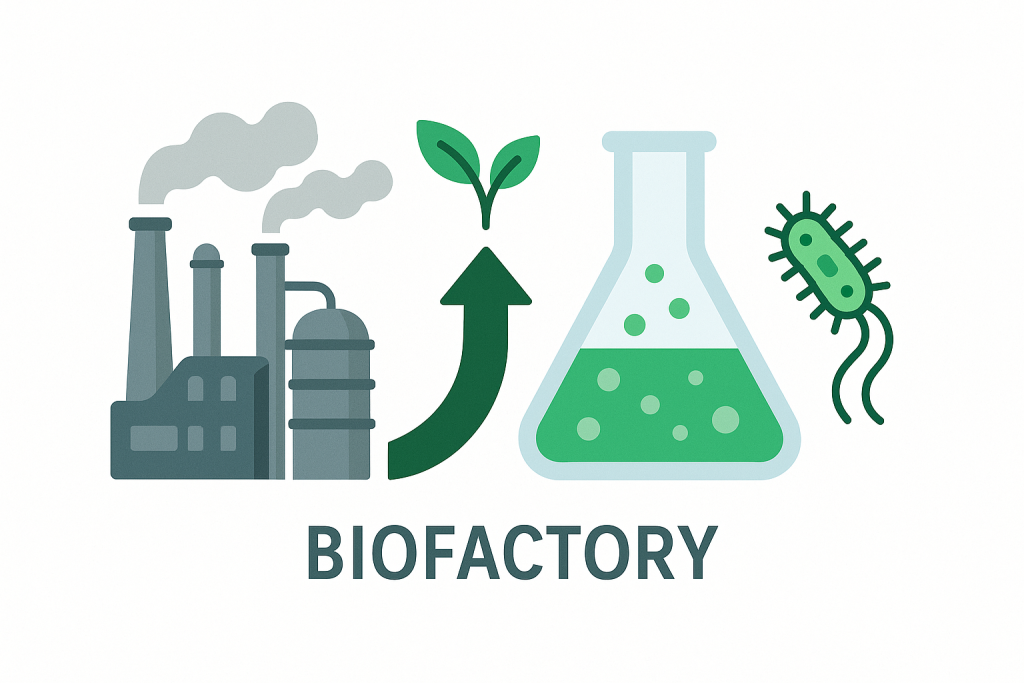 Biofactories and green chemistry