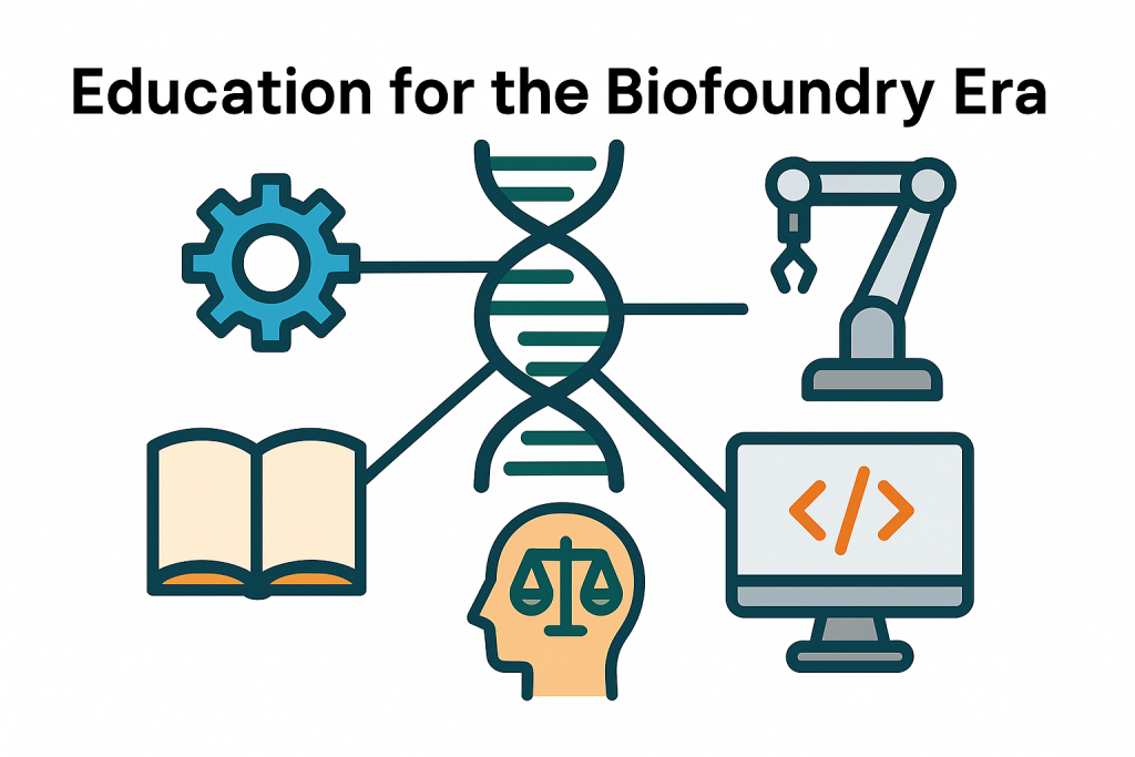Biofoundry education pathways