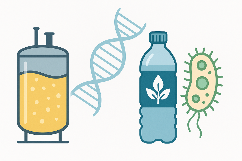 Bioplastics synthetic biology
