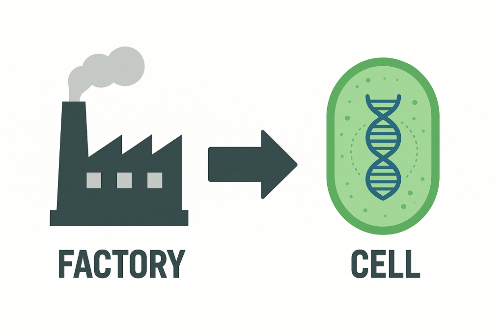Synthetic biology and manufacturing