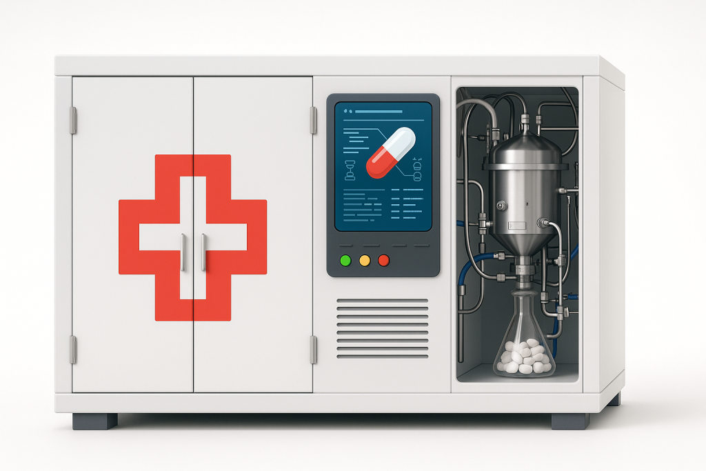 Crisis-ready drug units produce vaccines and treatments fast. Here’s how tech enables emergency biomanufacturing.