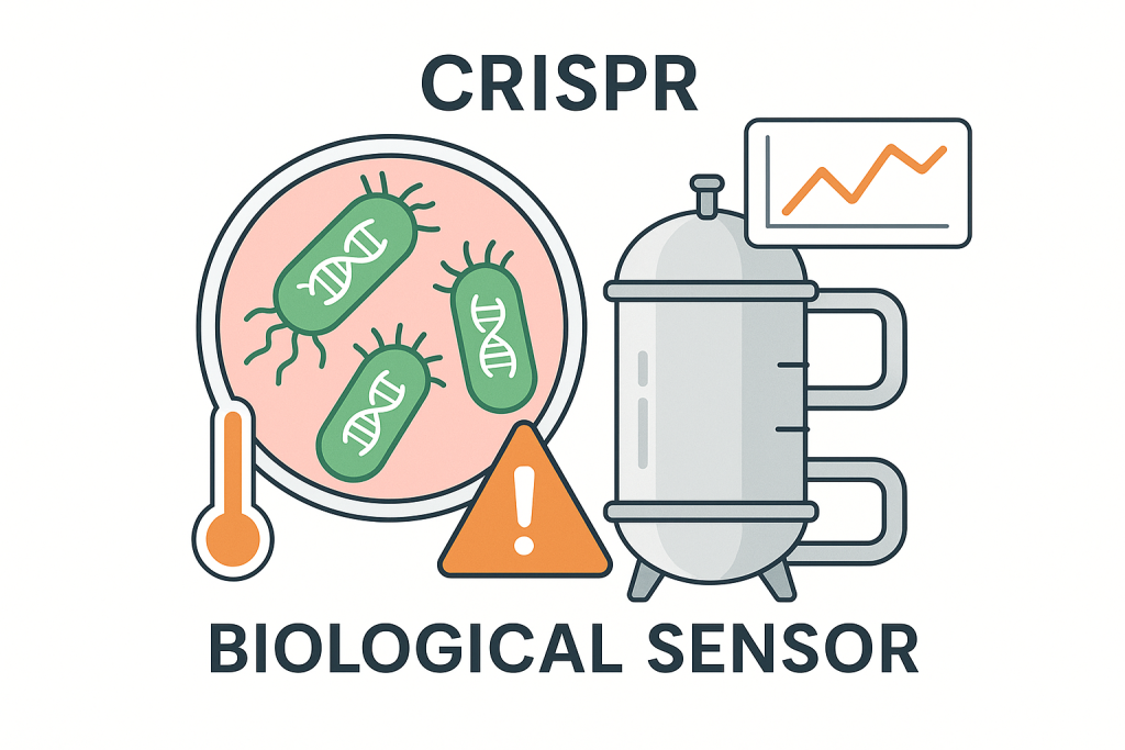 How CRISPR-engineered microbes act as industrial sensors for safer, self-monitoring systems.