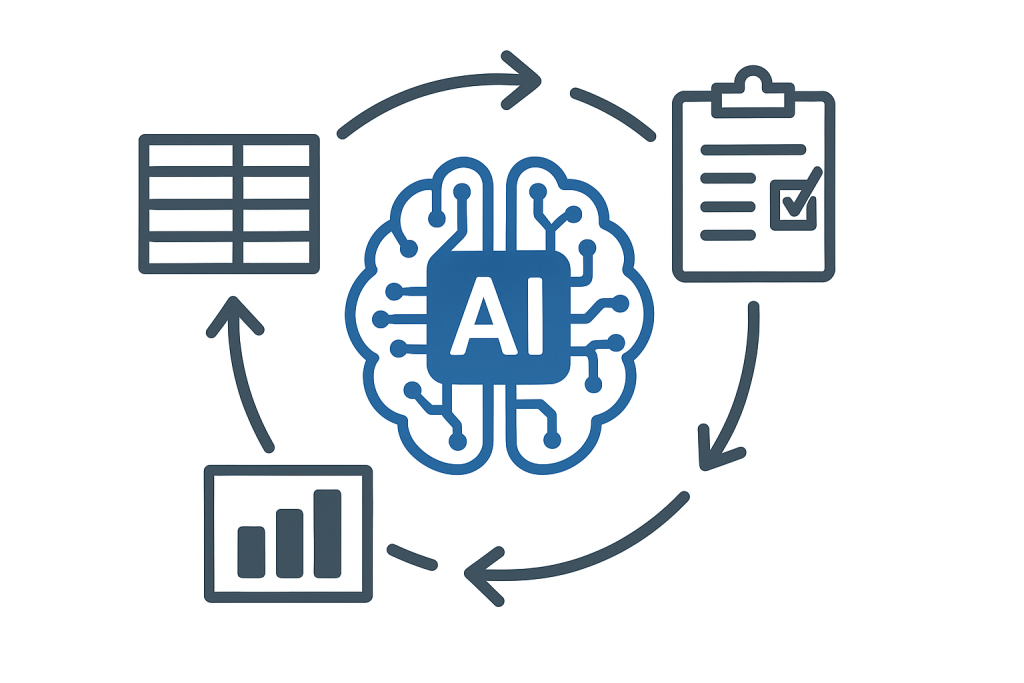 Self-improving AI uses synthetic problems and critiques to learn faster, like practice tests for humans.