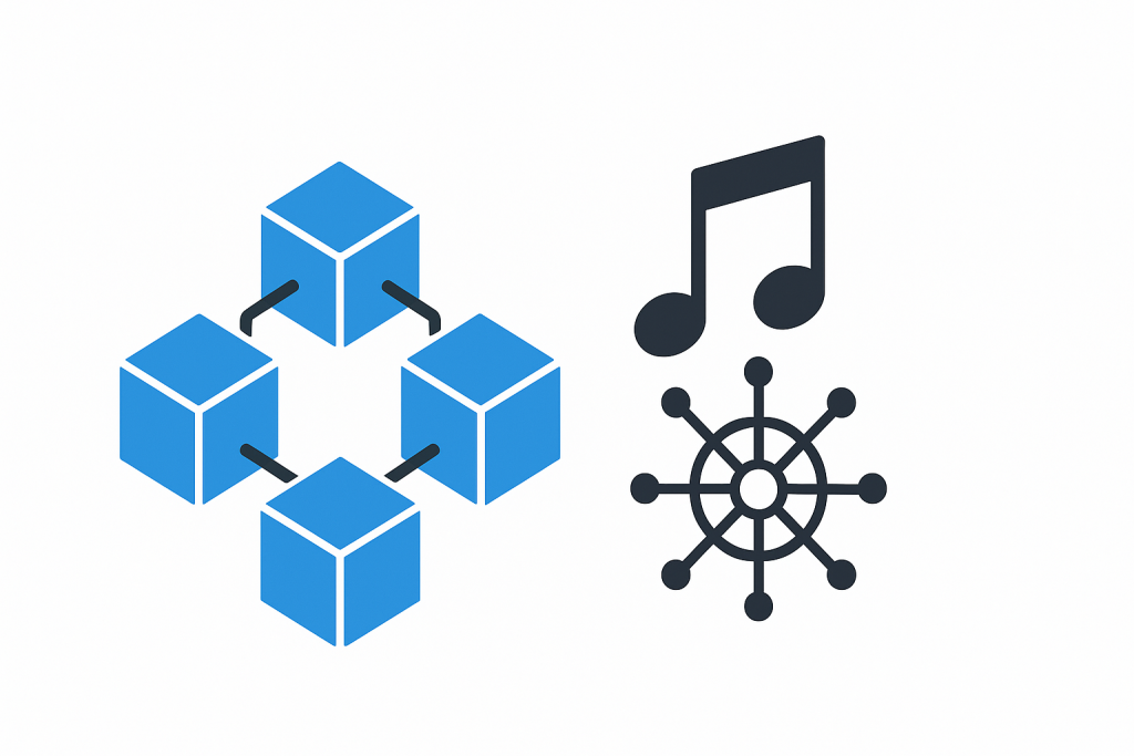 How blockchain disrupts labels by giving artists control over licensing and payments.