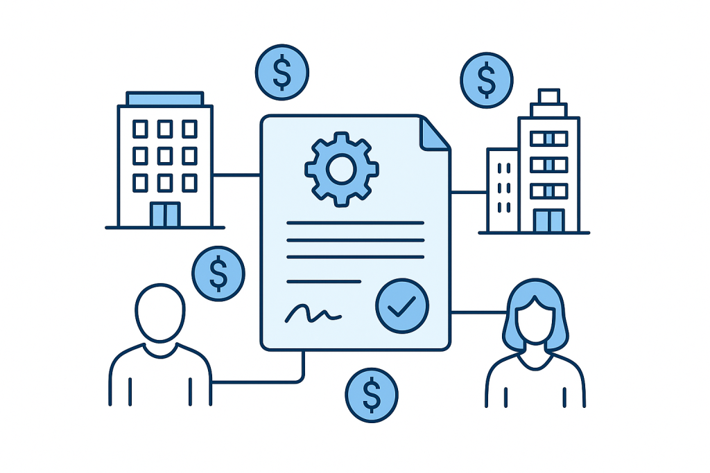 How smart contracts automate trust and compliance in real estate transactions.