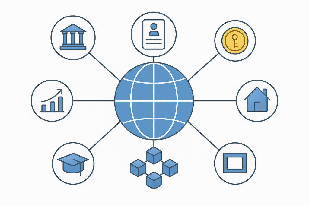 How blockchain forms a shared value layer for assets to move, settle, and be governed across borders.
