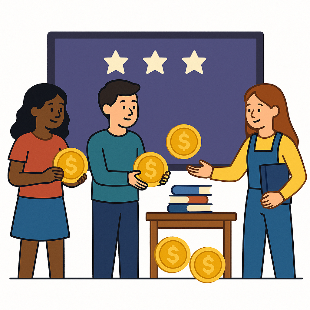 How tokens empower students to create and govern their own classroom economies.